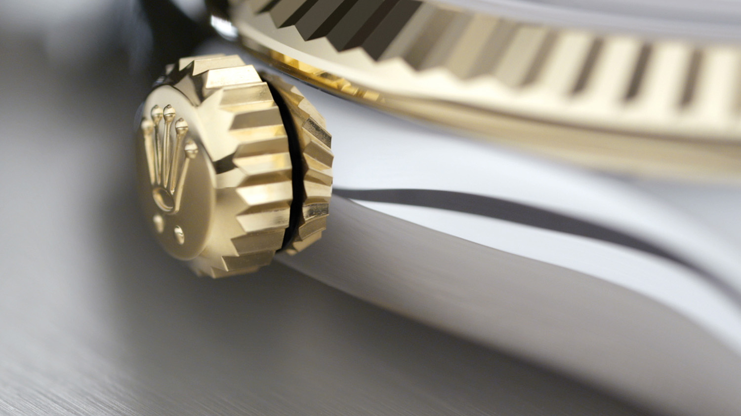 Rolex Krone macro shot, screenshot
