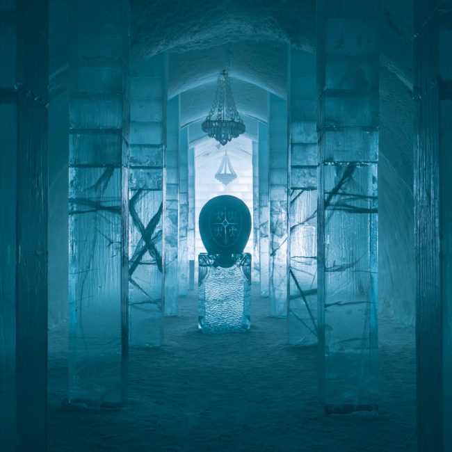 Scuplture, Ice Hotel in Kiruna [David Tan]